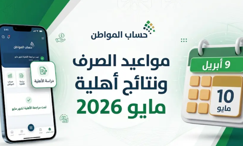 موعد صرف حساب المواطن لشهر أبريل