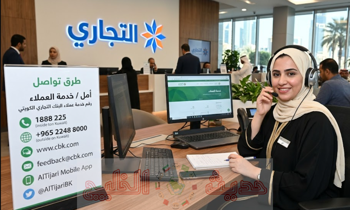 رقم خدمة عملاء البنك التجاري الكويتي