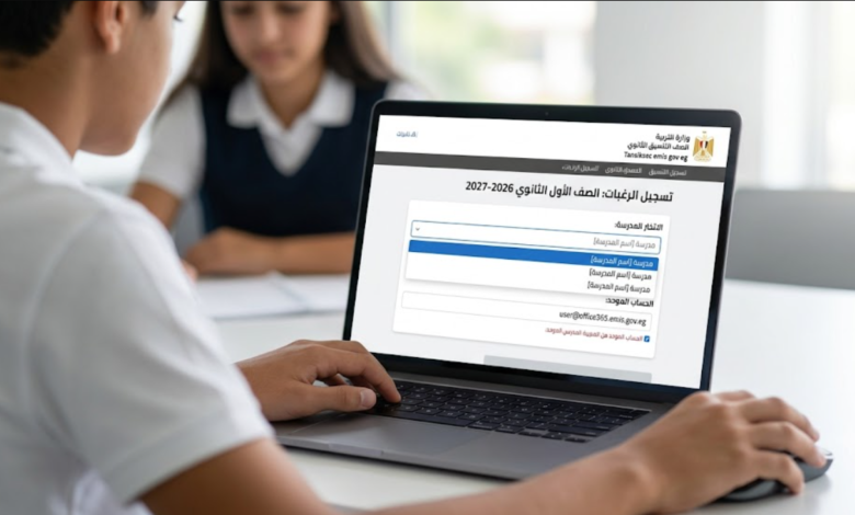 رابط التقديم الإلكتروني للصف الأول الثانوي