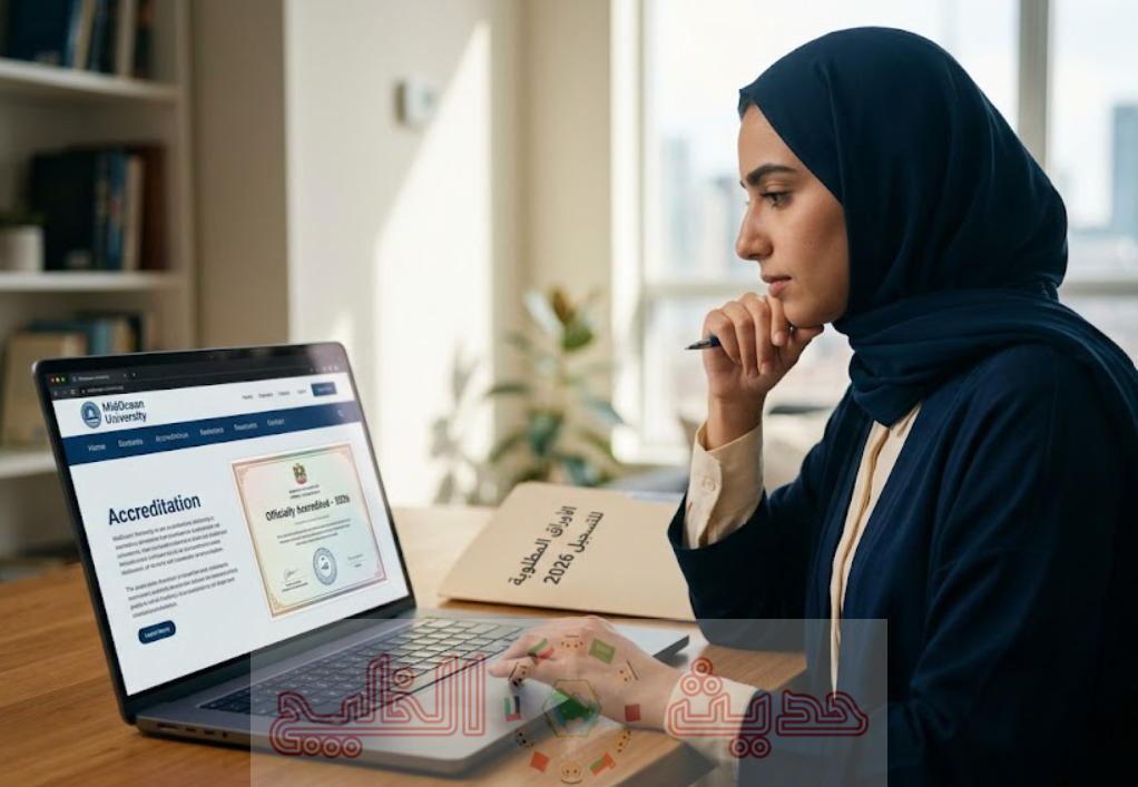 هل جامعة ميدأوشن معتمدة