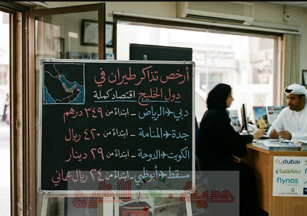 أرخص تذاكر طيران في دول الخليج