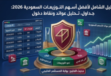 أفضل أسهم توزع أرباح في السوق السعودي