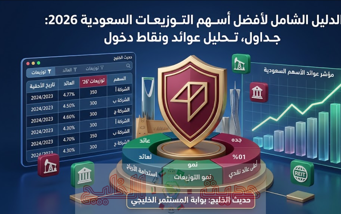 أفضل أسهم توزع أرباح في السوق السعودي