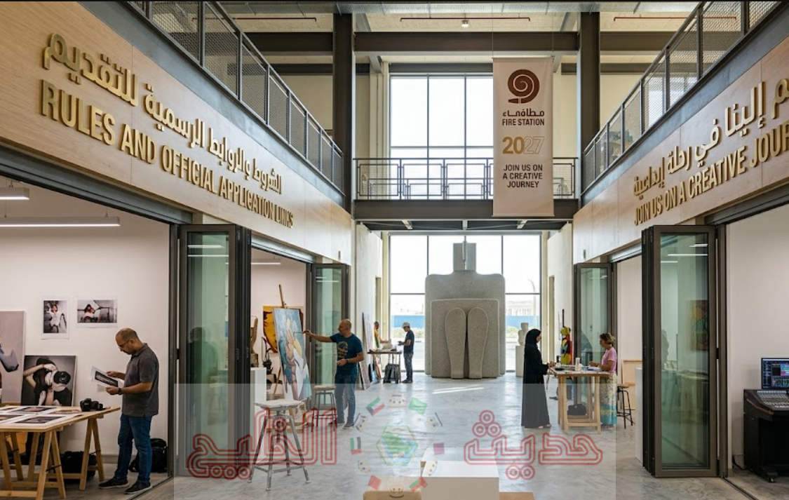 برنامج مطافئ 2027 للإقامة الفنية في قطر