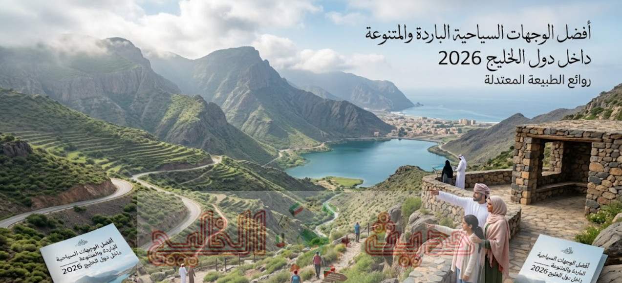 الوجهات السياحية الباردة والمتنوعة داخل دول الخليج
