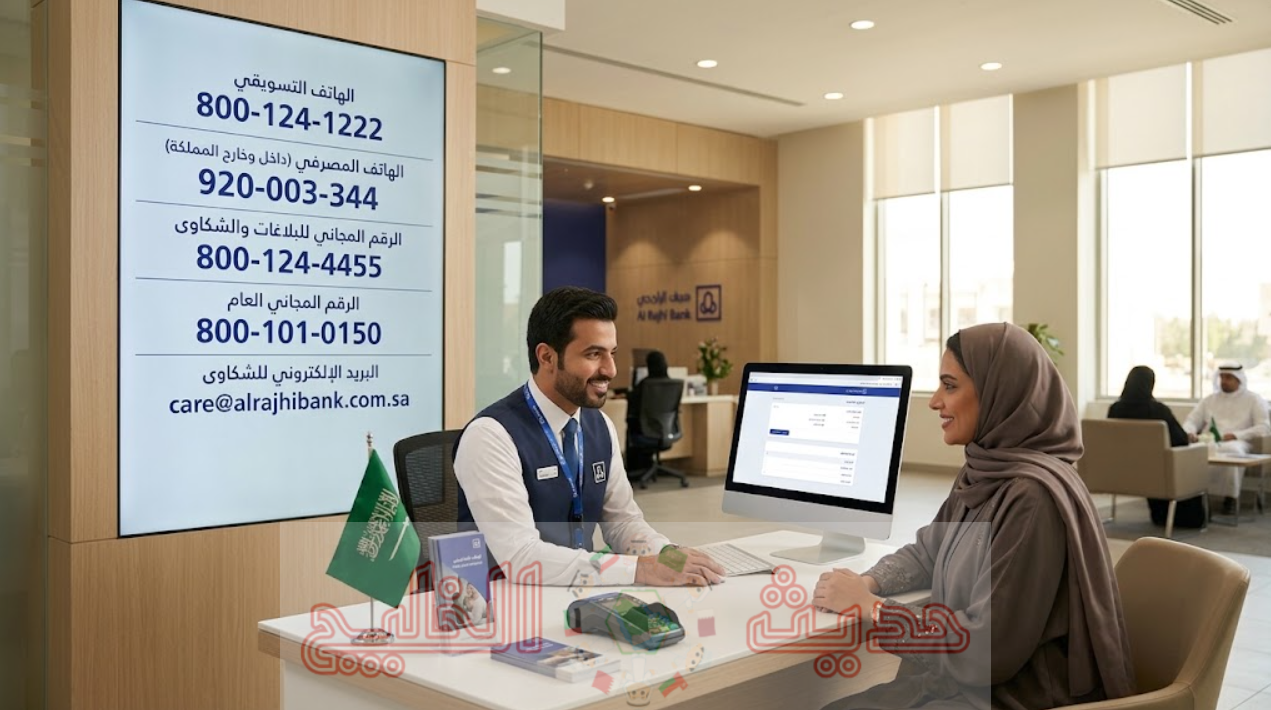 خدمة عملاء الراجحي 2026