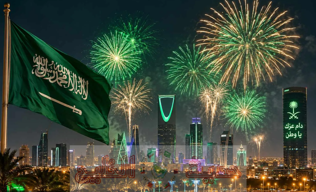 الألعاب النارية اليوم الوطني السعودي 96