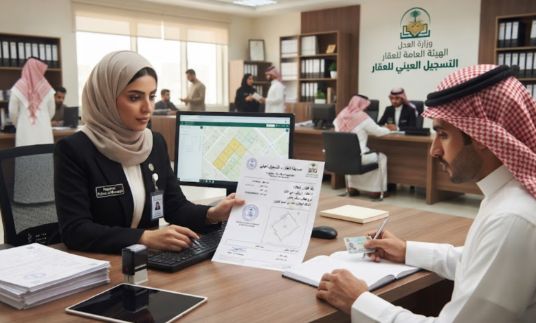 الاستعلام عن التسجيل العيني للعقار